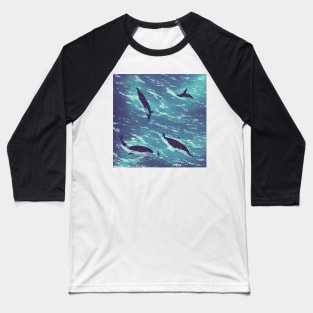 Whales Baseball T-Shirt